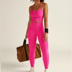 Beyond Yoga Pink Workout Set
